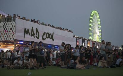 Ambiente este sábado en el Mad Cool, en Madrid.