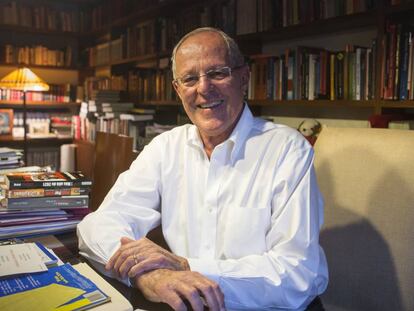 Pedro Pablo Kuczynski, candidato à presidência do Peru nas eleições de 2016, na sua casa de Lima.