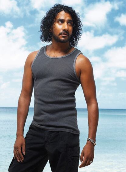 El actor Naveen Andrews, Sayid en <i>Perdidos.</i>