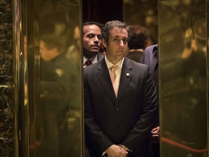 Michael Cohen, en la Torre Trump en diciembre de 2016.