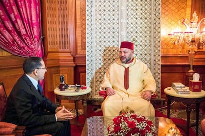 El rey de Marruecos, Mohamed VI, recibe este viernes en el Palacio Real de Casablanca al nuevo jefe de Gobierno, el islamista del PJD Saadedin el Othmani.