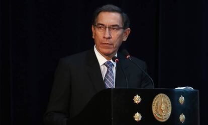 Martín Vizcarra durante um ato oficial.