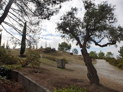 Parque Garc&iacute;a Lorca en Alfacar (Granada), a escasos metros de uno de los lugares donde se sospecha que est&aacute;n los restos del poeta.