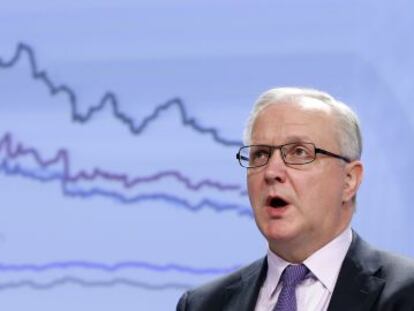 Olli Rehn, comisario de Asuntos Econ&oacute;micos y Monetarios de la UE