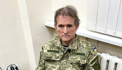 Ukrainian pro-Russian politician Viktor Medvedchuk.