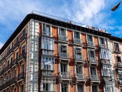 Un edificio de viviendas en Madrid. 