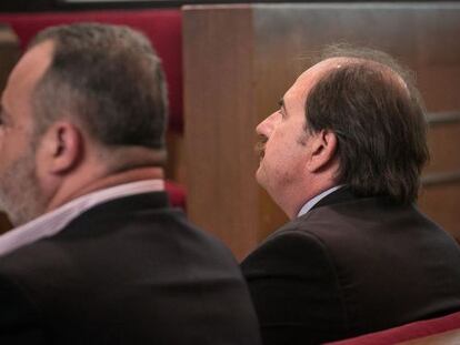 El exdiputado de CiU, Xavier Crespo, en el juicio por el 'caso Clotilde'.