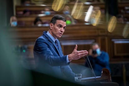 Comparecencia del presidente del Gobierno ante el Pleno del Congreso de los Diputados, el pasado miércoles.