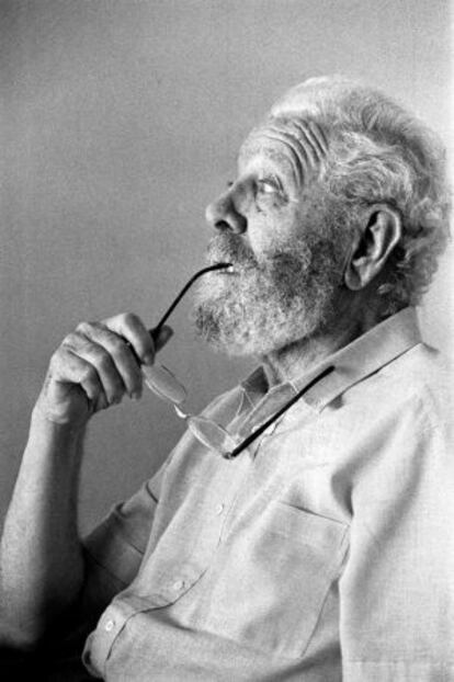 Luis García Berlanga, fotografiado en el verano de 1999.