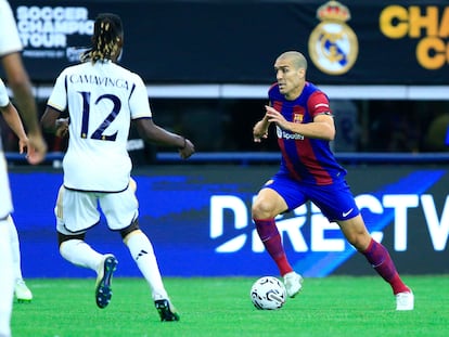 Oriol Romeu, ante Camavinga.