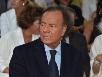 El cantante Julio Iglesias.