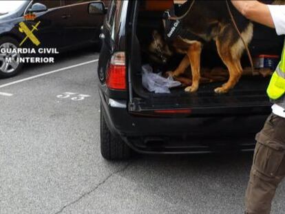 Fotografía de la operación, facilitada por la Guardia Civil.