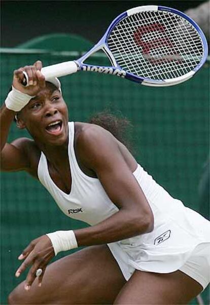 Venus Williams, primera finalista de Wimbledon 2005.