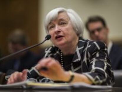 Imagen de la presidenta de la Reserva Federal (Fed), Janet Yellen.