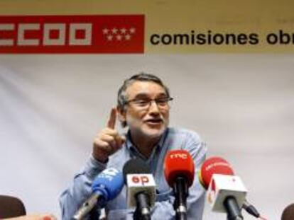 El secretario de Organización y Comunicación de CCOO, Fernando Lezcano. EFE/Archivo