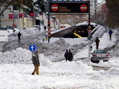 Los efectos del temporal ‘Filomena’ y la nieve que ha dejado, en imágenes