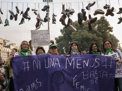 Marcha #NiUnaMenos en Buenos Aires, el 3 de junio de 2016.