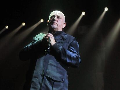 Peter Gabriel, durante un concierto en el Wembley Arena (Londres) en 2014.