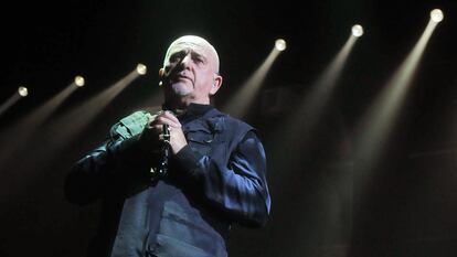 Peter Gabriel, durante un concierto en el Wembley Arena (Londres) en 2014.