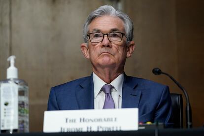 Jerome Powell, presidente de la Reserva Federal, en el Capitolio en diciembre pasado.