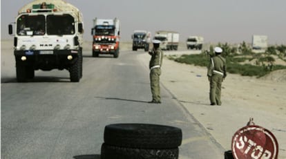 Convoy de ayuda humanitaria de Barcelona Acciò Solidaria.