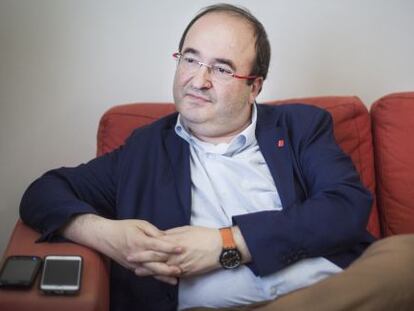 Miquel Iceta, primer secretario del Partit dels Socialistes de Catalunya (PSC ).