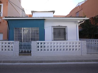 La casa en la localidad costera valenciana de Miramar, donde vivía el matrimonio.