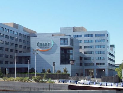 Vista de la sede social de Caser, en la Avenida de Burgos de Madrid, en el distrito de Fuencarral-El Pardo.Luis García 