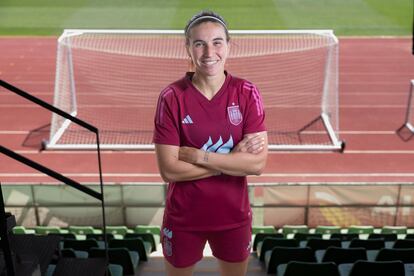 La futbolista Mariona Caldentey, la semana pasada en la Ciudad del Fútbol de Las Rozas.