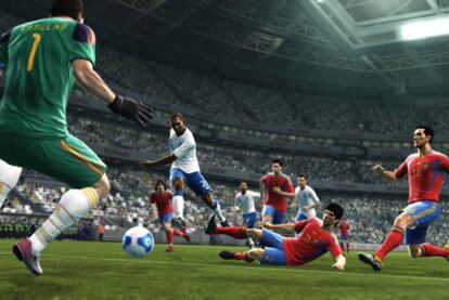 Un Inglaterra-España en el nuevo PES 2012