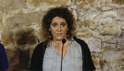 Núria Gibert, portaveu de la CUP.