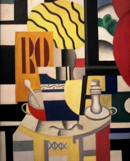 'Nature morte aux chandeliers', de Fernand Léger