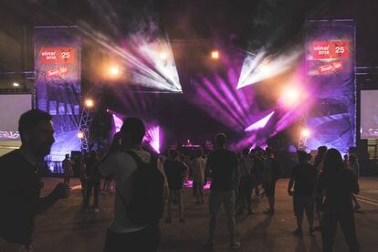 El escenario de Thunder Bitch en Sónar 2018.