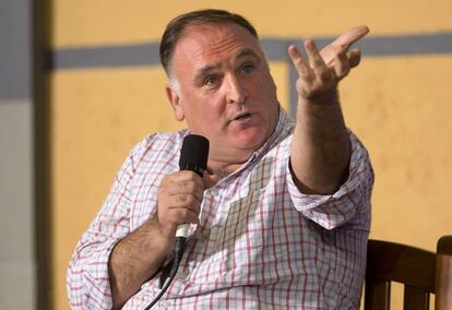 José Andrés, durante su visita a La Habana.