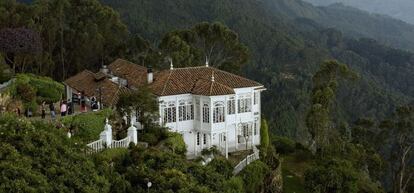 Casa Santa Clara, ubicada en el cerro de Monserrate.