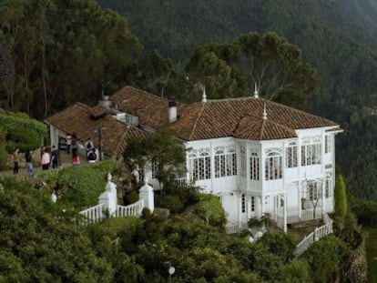 Casa Santa Clara, ubicada en el cerro de Monserrate.