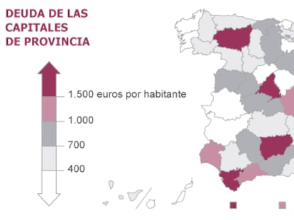 Andalucía es la comunidad con los Ayuntamientos más endeudados