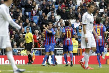 Los jugadores del Levante celebran el 0 a 1