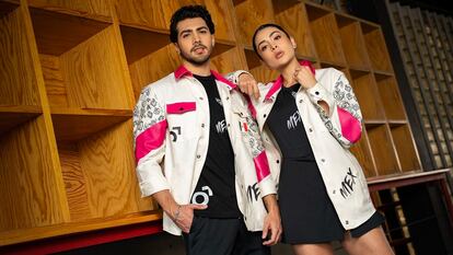 Los uniformes del equipo mexicano para los Juegos Olímpicos de París 2024.