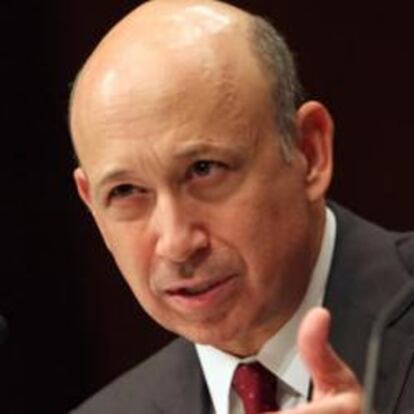 Lloyd Blankfein, presidente de Goldman Sachs, en el Senado.