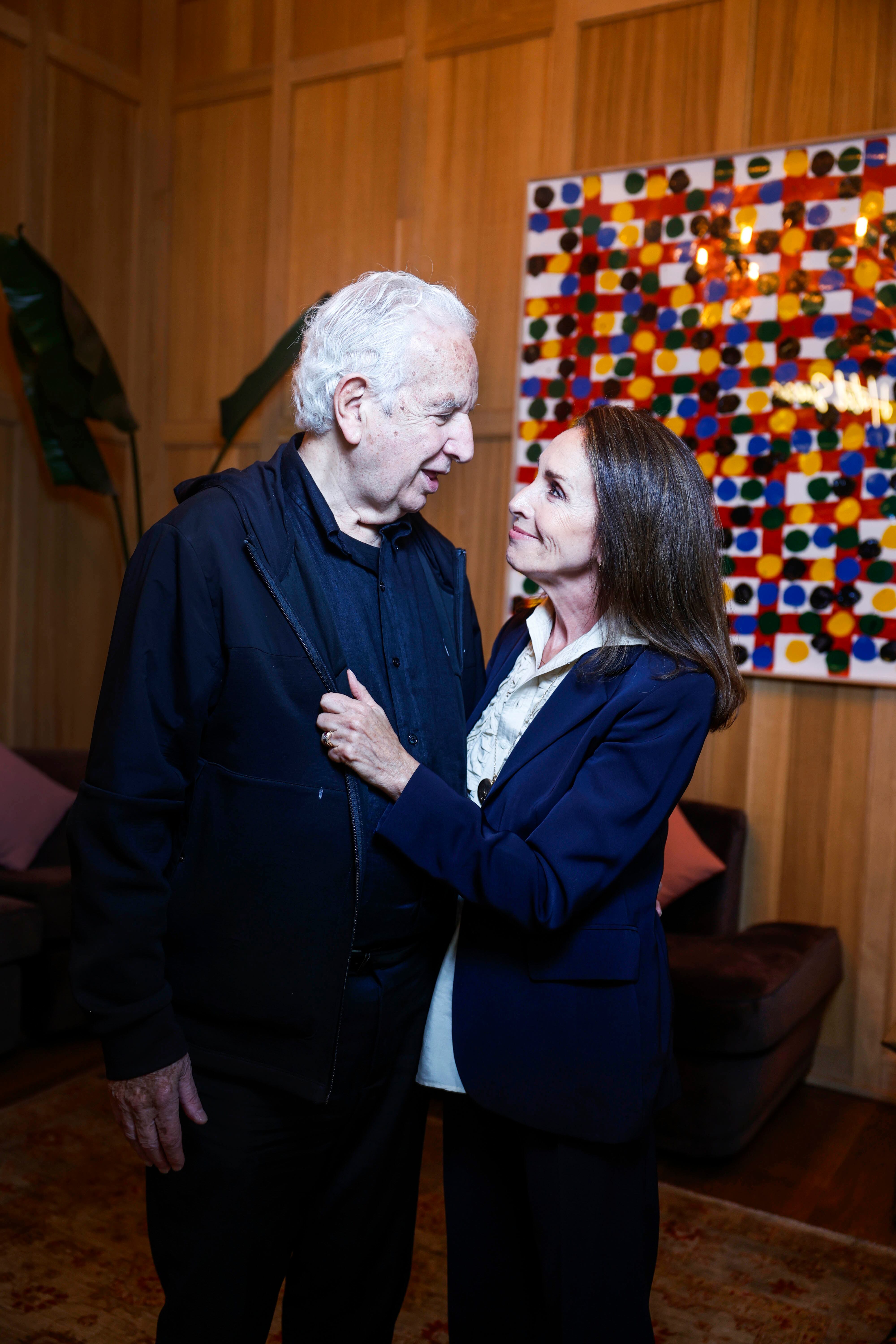 José Carlos Plaza y Ana Belén, este lunes en Madrid. 