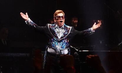 Elton John, en un concierto en Tampa, Florida, el 4 de noviembre.