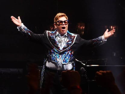 Elton John, en un concierto en Tampa, Florida, el 4 de noviembre.