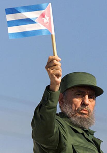 Fidel Castro, en Sancti Spiritus.