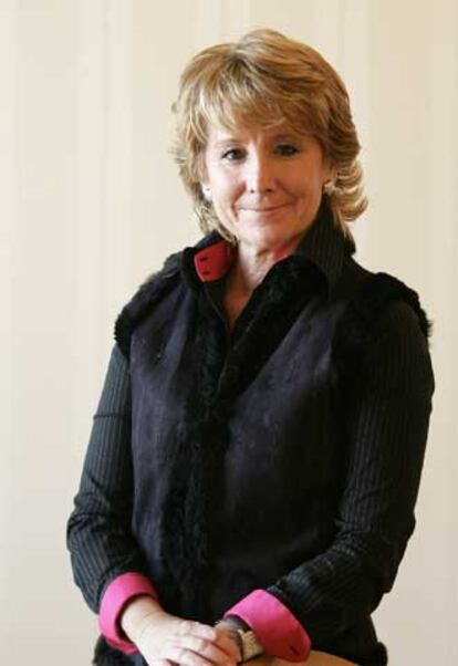 Esperanza Aguirre, presidenta de la Comunidad de Madrid.