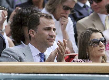 Los príncipes asisten al All England Tennis Club