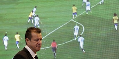 Dunga, na sede da CBF.