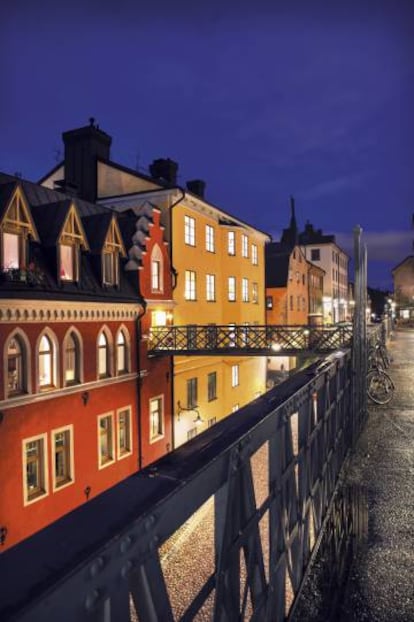 La calle Bellmansgatan de Estocolmo, donde se encuentra la casa del periodista Mikael Blomkvist, protagonista de la saga 'Millenium'.