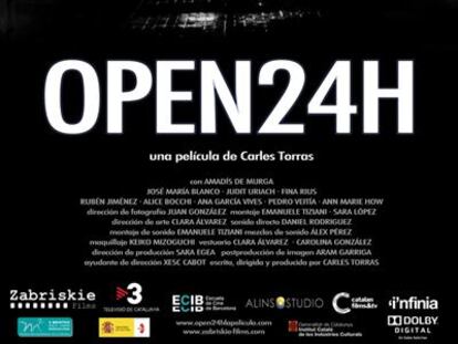 Cartel de Open 24 Horas