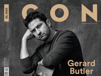 El actor Gerard Burler en la última portada de ICON.